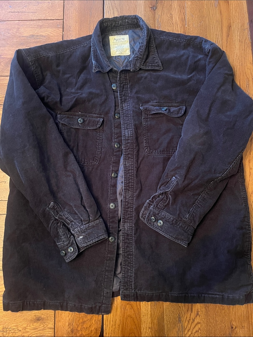 Arrow Men’s XL Black Corduroy Jacket
